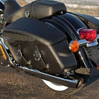 Road King Classic / Lederbezogene Koffer und Sitzbezug