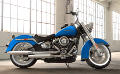 Softail Deluxe Modell 2018 in Electric Blue