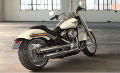 Softail Fat Boy Modell 2018 in Bonneville Salt Pearl