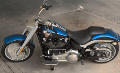 Softail Fat Boy Modell 2018 in 115th Anniversary /<br>Legend Blue / Vivid Black