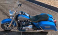 Road King Modell 2018 in Electric Blue / Silver Fortune