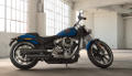 Softail Breakout Modell 2018 in 115th Anniversary /<br>Legend Blue Denim