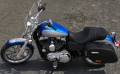 Sportster Super Low 1200 T Modell 2018 in Electric Blue / Silver Fortune