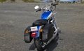 Sportster Super Low 1200 T Modell 2018 in Electric Blue / Silver Fortune