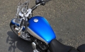 Sportster Super Low 1200 T Modell 2018 in Electric Blue / Silver Fortune