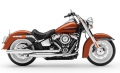 Softail Deluxe Modell 2019 in Scorched Orange / Black Denim