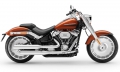 Softail Fat Boy Modell 2019 in Scorched Orange / Black Denim