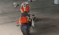 Softail Fat Boy Modell 2019 in Scorched Orange / Black Denim