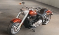 Softail Fat Boy Modell 2019 in Scorched Orange / Black Denim