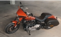 Softail Sport Glide Modell 2019 in Scorched Orange / Black Denim