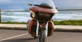 Road Glide Ultra Modell 2019 in Scorched Orange / Black Denim