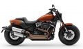 Softail Fat Bob Modell 2019 in Scorched Orange / Black Denim