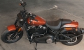 Softail Fat Bob Modell 2019 in Scorched Orange / Black Denim