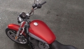 Sportster XL 883 SuperLow Modell 2019 in Wicked Red / Barracuda Silver