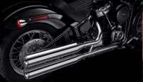 Softail Standard / Verchromte Shotgun-Auspuffanlage