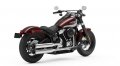 Softail Slim Modell 2021 in Midnight Crimson / Stone Washed White Pearl