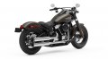 Softail Slim Modell 2021 in Riverrock Gray Denim / Black Denim