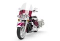 Electra Glide Highway King Modell 2023 in Hi-Fi Magenta / Birch White