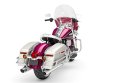 Electra Glide Highway King Modell 2023 in Hi-Fi Magenta / Birch White