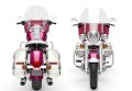 Electra Glide Highway King Modell 2023 in Hi-Fi Magenta / Birch White