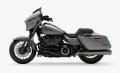 CVO Street Glide Modell 2023 in Dark Platinum with Pinstripes