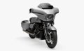 CVO Street Glide Modell 2023 in Dark Platinum with Pinstripes