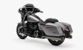 CVO Street Glide Modell 2023 in Dark Platinum with Pinstripes