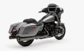 CVO Street Glide Modell 2023 in Dark Platinum with Pinstripes