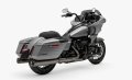 CVO Road Glide Modell 2023 in Dark Platinum with Pinstripes