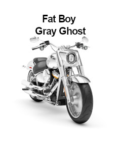 Harley-Davidson Cruiser Fat Boy Gray Ghost Modelljahr 2025