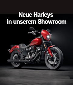 Neue Harleys bei uns im Haus
